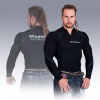 MadMax Kompresní triko s dlouhým rukávem se zipem MSW903 černozelené XXL