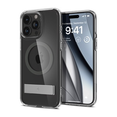 Spigen Ultra Hybrid S MagSafe, graphite - iPhone 15 Pro Max (ACS06584)