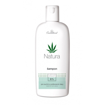 Cannaderm Natura šampon na suché pošk. vlasy 200ml