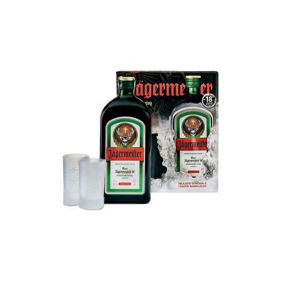 Jagermeister se skleničkama 0.7l