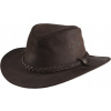 Westernový klobouk RANDOL'S Oiled Suede kožený hnědý S