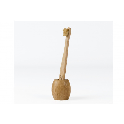 CURANATURA bambusový stojánek na zubní kartáček malý
