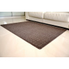 Vopi Kusový koberec Udinese hnědý (Varianty: Kulatý 100 cm průměr)