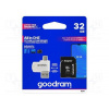 GoodRam microSDHC karta 32GB M1A4 All-in-one (R:100/W:10 MB/s), UHS-I Class 10, U1 + Adapter + OTG card reader/čtečka; M1A4-0320R12