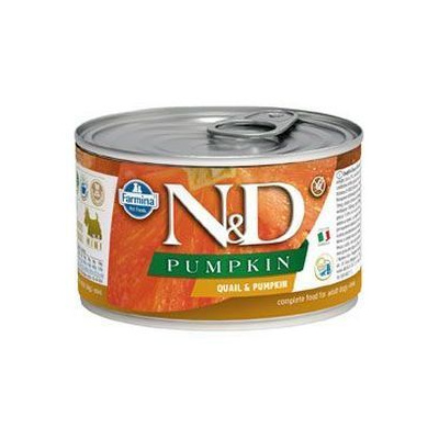 Farmina pet foods - ND N&D DOG PUMPKIN Adult Quail & Pumpkin Mini 140g