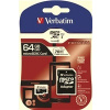 VERBATIM MicroSDXC karta 64GB Premium, U1 + adaptér 44084