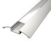 LED lišta povrchová S4 bílá Délka: 2m, Typ krytky: Mléčná krytka zaklapávací (difuzor)