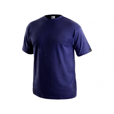 Tričko CXS DANIEL, krátký rukáv, tmavě modré Velikost: L