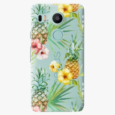 Plastový kryt iSaprio - Pineapple Pattern 02 - LG Nexus 5X - Kryty na mobil Nuff.cz