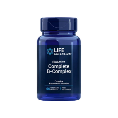 Life Extension BioActive Complete, B-Complex, 60 rostlinných kapslí