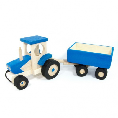 CZ výrobce Modrý traktor s valníkem