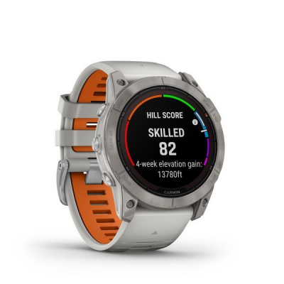 Garmin Fēnix 7X Pro Sapphire Solar Titanium Fog Gray / Ember Orange - 010-02778-15 + 5 let záruka, pojištění a dárek ZDARMA