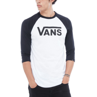 VANS CLASSIC RAGLAN White-Black - M