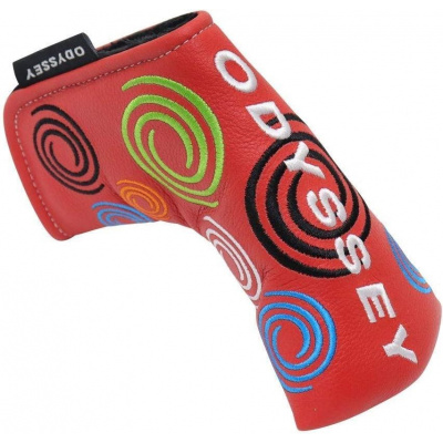 Odyssey Tour Swirl Blade putter headcover, červený