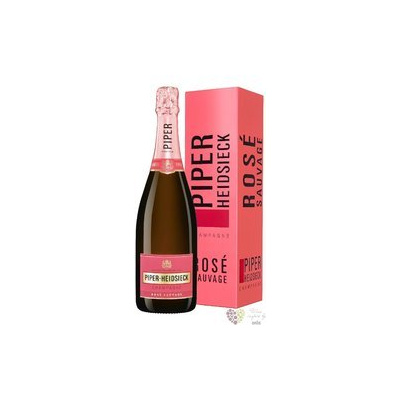 Piper Heidsieck rosé „ Sauvage ” gift box brut Champagne Aoc 0.75 l