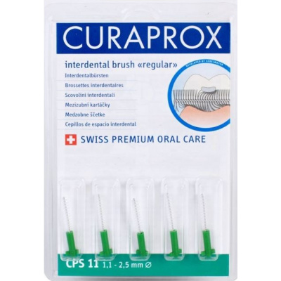 Curaprox CPS 11 regular refill mezizubní kartáčky zelené 5 ks