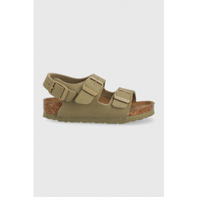 Dětské sandály Birkenstock Milano zelená barva 1024376 EUR 34