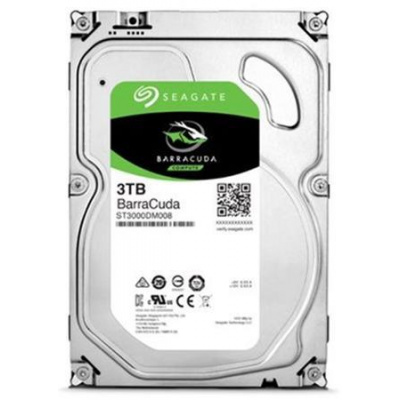 Seagate BarraCuda 3.5" HDD, 3TB, 3.5", SATAIII, 64MB cache, 5.400RPM ST3000DM007