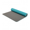 Yate Yoga mat dvouvrstvá Tpe YTSA04681 tyrkysová / šedá