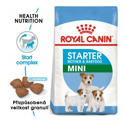 Royal Canin Mini Starter Mother&Babydog granule pro březí nebo kojící feny a štěňata 1kg
