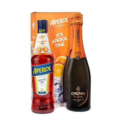 Aperol 11% 0,7 l + Cinzano Pro-Spritz 11,5% 0,75 l (set)
