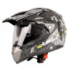 W-TEC moto přilba NK-311, duo sport black-grey shield, 5101 S