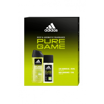 Adidas dárková kazeta Pure Game (DNS 75 ml + sprchový gel 250 ml)