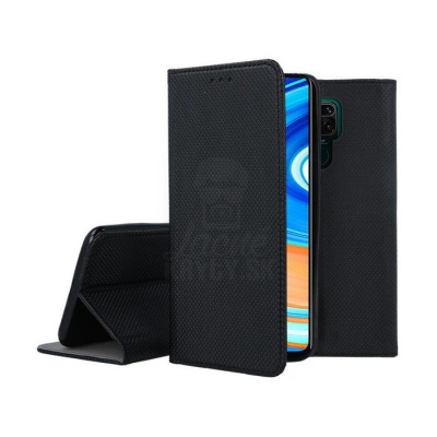 Levné Kryty Knížkové pouzdro Smart Case Book černé – Xiaomi Redmi Note 9