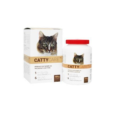 Ostatní Catty Care Probiotika pro kočky a koťata plv 100g