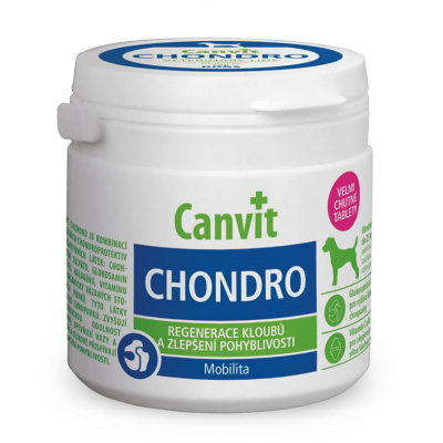 Canvit Chondro - Kloubní výživa pro psy - ochucené tablety, 100 g.
