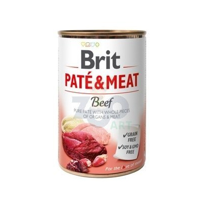 BRIT PATE & MEAT BEEF 12x400g