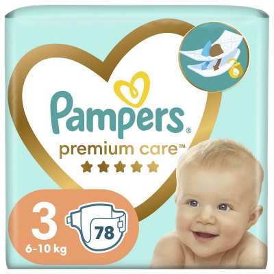 pampers premium care 3 6 10 kg 120 ks – Heureka.cz