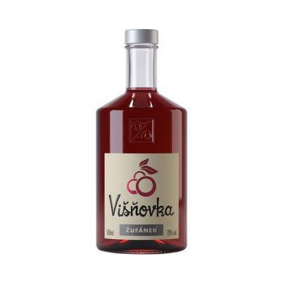 Žufánek Višňovka 20% 0,5 l (holá láhev)