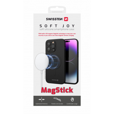 Pouzdro Swissten iPhone 11 Pro Max Soft Joy Magstick – 35500100 – pro nabíjení Magsafe – černé
