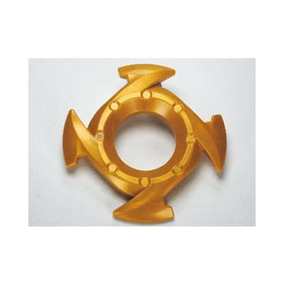98341 Pearl Gold Ring 4 x 4 (Ninjago Spinner Crown) (Perleťový zlatý kroužek 4 x 4 (Ninjago Spinner Crown))