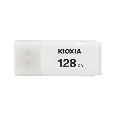 Kioxia USB flash disk, USB 2.0, 128GB, Hayabusa U202, Hayabusa U202, bílý, LU202W128GG4