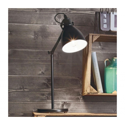 Eglo 49469 - Stolní lampa PRIDDY 1xE27/40W/230V EG49469 + 3 roky záruka zdarma