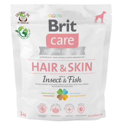 Brit Care Dog Hair&Skin Insect&Fish 1 kg