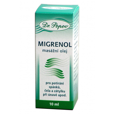Dr. Popov s.r.o. Migrenol masážní olej 10ml