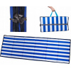 Malatec 10065 Skládací rohož na kempování, pláž 185 x 66 x 1 cm modrobílá