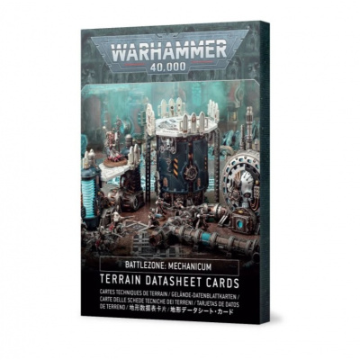 Games Workshop Warhammer 40,000 — Battlezone: Mechanicum – Terrain Datasheet Cards