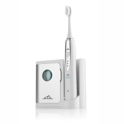 Zubní kartáček ETA Sonetic 1707 90000 bílý (ETA SONETIC – revoluční technologie v péči o dentální hygienu. Sonická technologie MOVE+, technologie microBUBBLES, chytrý 2minutový časovače s 30 vteřinový