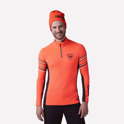 Pánský rolák ROSSIGNOL Hero 1/2 Zip oranžová