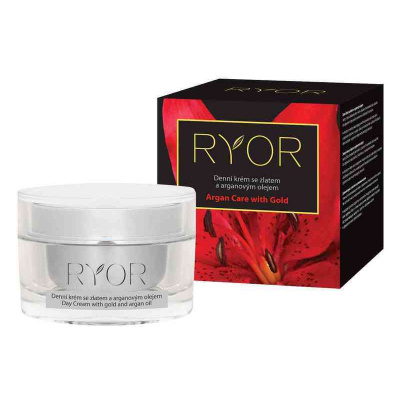 Ryor Argan Care with Gold denní krém se zlatem a arganovým olejem 50 ml