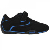 Lonsdale Camden Childrens Trainers Black/Blue C13 (31.5)