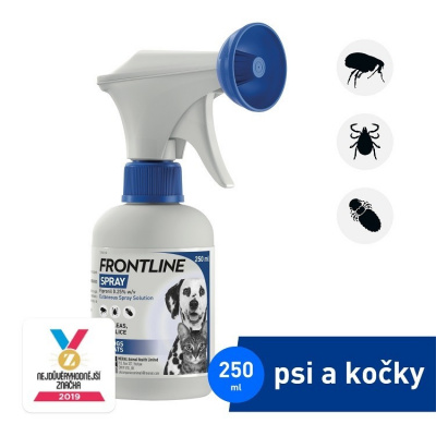 Frontline spray 2.5mg/ml kožní sprej roztok 250ml