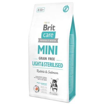 BRIT CARE Mini Grain-Free Light&Sterilised 2kg