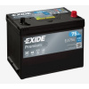 EXIDE Startovací baterie PREMIUM 12V 75Ah 630A EA754
