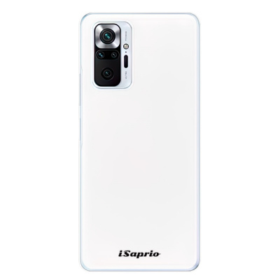 Silikonové odolné pouzdro iSaprio 4Pure - bílé na mobil Xiaomi Redmi Note 10 Pro (Odolný silikonový kryt, obal, pouzdro iSaprio 4Pure - bílé na mobilní telefon Xiaomi Redmi Note 10 Pro)