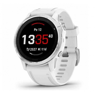 Garmin Fenix 6S Silver, White -